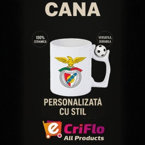 Cana SL Benfica Portugalia , cu logoul stema echipei, Cadoul Perfect - Img 13