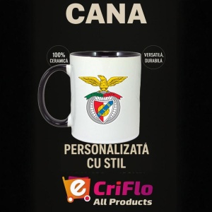 Cana SL Benfica Portugalia , cu logoul stema echipei, Cadoul Perfect - Img 35