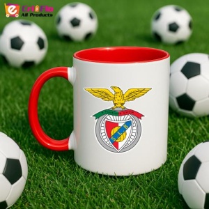 Cana SL Benfica Portugalia , cu logoul stema echipei, Cadoul Perfect - Img 46