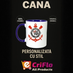 Cana Sport Club Corinthians Paulista Brazilia , cu logoul stema echipei, Cadoul Perfect - Img 25