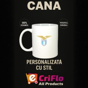 Cana SS Lazio Italia , cu logoul stema echipei, Cadoul Perfect - Img 15
