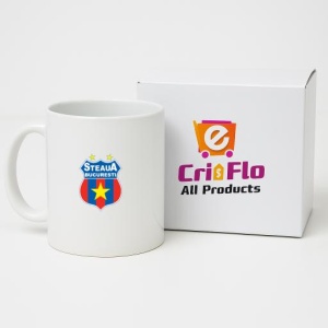 Cana Steaua Bucuresti , cu logoul stema echipei, Cadoul Perfect - Img 14