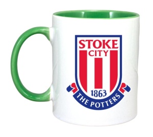 Cana Stoke City Anglia , cu logoul stema echipei, Cadoul Perfect - Img 3