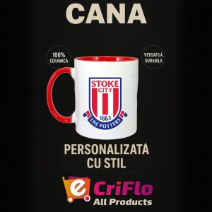 Cana Stoke City Anglia , cu logoul stema echipei, Cadoul Perfect - Img 45