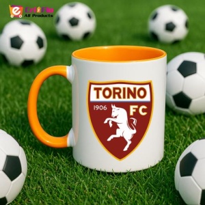 Cana Torino FC Italia , cu logoul stema echipei, Cadoul Perfect - Img 43