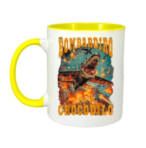 Cana Tralalero TraLaLa cu Bombadiro Crocodilo Meme Crocodilo Fire - Italian Brainrot