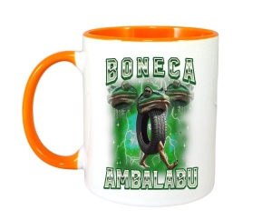 Cana Tralalero TraLaLa cu Boneca Ambalabu Funny Frog Meme Bootleg Italian Brainrot - Img 6