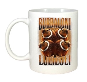 Cana Tralalero TraLaLa cu Burbaloni Luliloli Italian Brain Rot Capybara Meme - Img 2