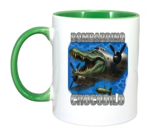 Cana Tralalero TraLaLa cu Italian Brainrot Bombardino Crocodilo Meme - Img 3