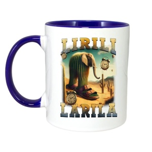 Cana Tralalero TraLaLa cu Lirili Larila Funny Italian Brainrot Meme Cactus Elephant - Img 3