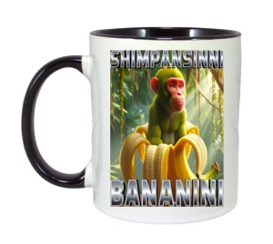 Cana Tralalero TraLaLa cu Shimpansinni Bananini Monkey Banana Italian Brainrot Meme - Img 5