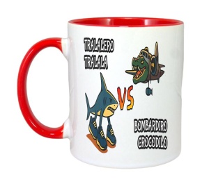 Cana Tralalero TraLaLa cu Tralalero Tralala Brainrot Meme Bombardino Crocodilo Italian - Img 7