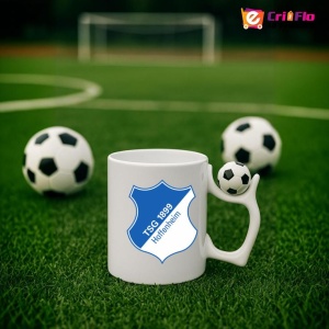 Cana TSG Hoffenheim Germania , cu logoul stema echipei, Cadoul Perfect - Img 10