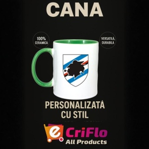 Cana UC Sampdoria Italia , cu logoul stema echipei, Cadoul Perfect - Img 20