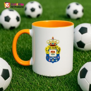 Cana UD Las Palmas Spania , cu logoul stema echipei, Cadoul Perfect - Img 43