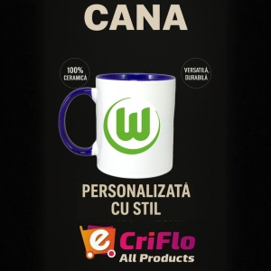Cana VfL Wolfsburg Germania , cu logoul stema echipei, Cadoul Perfect - Img 25