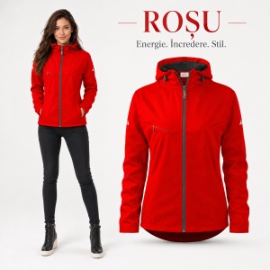 Geacă Damă tip Jachetă Softshell cu Glugă, Impermeabilă și Rezistentă la Vânt – Cool 514 - Img 13
