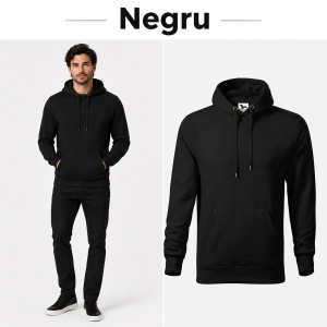 Hanorac Bărbat Malfini Cape 413, 65% Bumbac, 320 g/m², Glugă cu Șnur, Buzunar Marsupiu, 21 Nuanțe, Mărimi S–5XL - Img 26