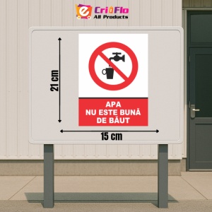 Indicator Apa nu este buna de baut, Sticker autocolant - Img 2