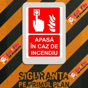 Indicator Apasa in caz de incendiu indicator PSI autoadeziv sticker autocolantSticker autocolant - Img 3