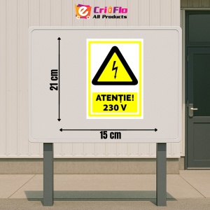 Indicator Atentie 24v v1, Sticker autocolant - Img 2