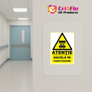 Indicator Atentie nacela in functionare, Sticker autocolant - Img 5