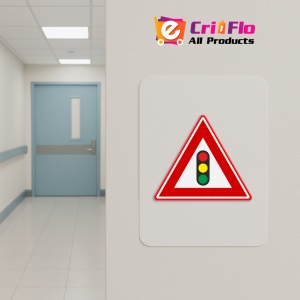 Indicator Avertisment Semafoare, Sticker autocolant - Img 5