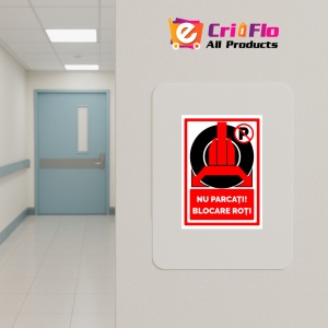 Indicator Blocare roti, Sticker autocolant - Img 5