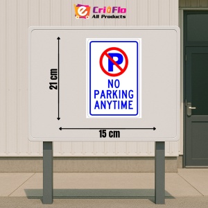 Indicator Car parking anytime sign, Sticker autocolant - Img 2