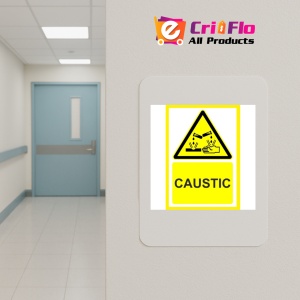 Indicator Caustic, Sticker autocolant - Img 5