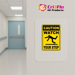 Indicator Caution Watch Your Step, Sticker autocolant - Img 5