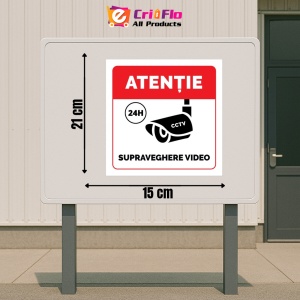 Indicator Cctv, Sticker autocolant - Img 2