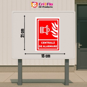 Indicator Centrala de alarmare, Sticker autocolant - Img 2