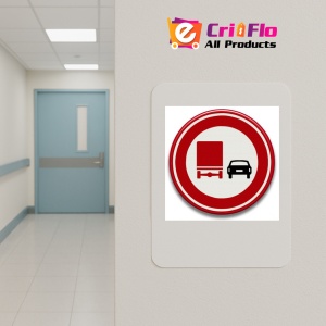 Indicator Circulatie depasirea interzisa autovehiculelor destinate transportului de marfuri, Sticker autocolant - Img 5
