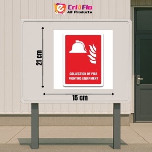 Indicator COLLECTION OF FIRE FIGHTING EQUIPMENT SIGN, Sticker autocolant - Img 2