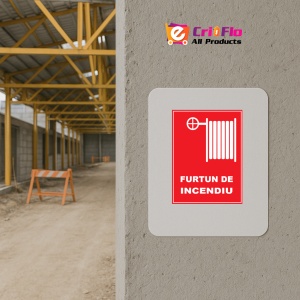 Indicator Cu furtun de incendiu, Sticker autocolant - Img 5