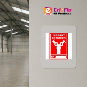 Indicator Cu hidrant exterior personalizata, Sticker autocolant - Img 4