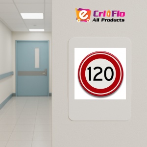 Indicator cu viteza maxima de 60 km pe ora, Sticker autocolant - Img 4