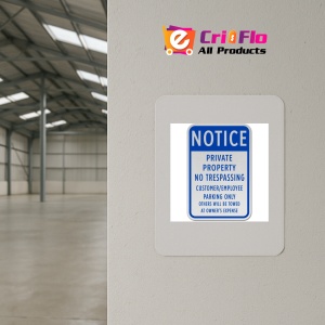 Indicator Customer Employee Parking Only, Sticker autocolant - Img 4