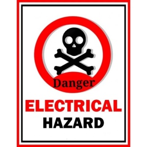 Indicator Danger Signage For Electrical, Sticker autocolant