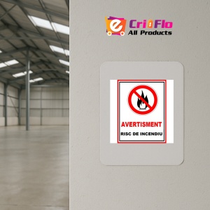 Indicator De avertisment risc de incendiu, Sticker autocolant - Img 4