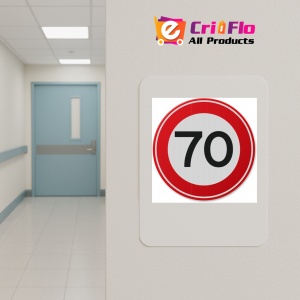Indicator de circulatie 60 km), Sticker autocolant - Img 4