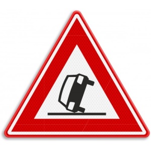 Indicator de circulatie de avertizare accident, Sticker autocolant