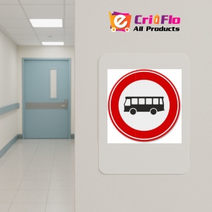 Indicator de circulatie inchis pentru autobuz, Sticker autocolant - Img 4
