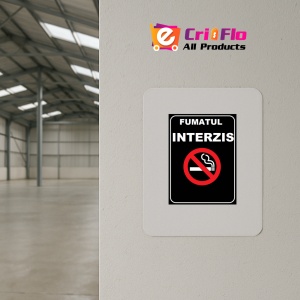 Indicator De interzicere fumatul interzis, Sticker autocolant - Img 3
