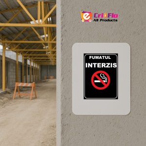 Indicator De interzicere fumatul interzis, Sticker autocolant - Img 5