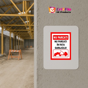 Indicator De interzicere nu parcati in fata garajului, Sticker autocolant - Img 5