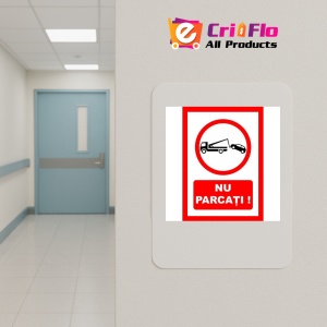 Indicator De interzicere nu parcati, Sticker autocolant - Img 4