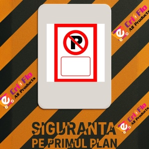 Indicator De interzicere personalizata pentru parcare, Sticker autocolant - Img 2