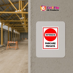 Indicator De interzis parcare privata, Sticker autocolant - Img 5